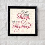 Don't count sheep, talk to the Shepherd
