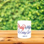 Pray more worry less Matthew 6:34